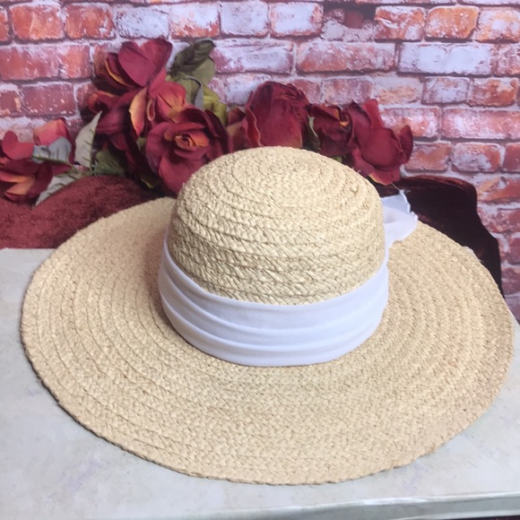 John Callahan Permanent Vacation Raffia Beach Hat - Picture 3 of 8